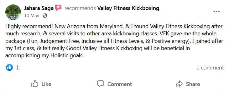 Exterior or interior of Valley Fitness Kickboxing
