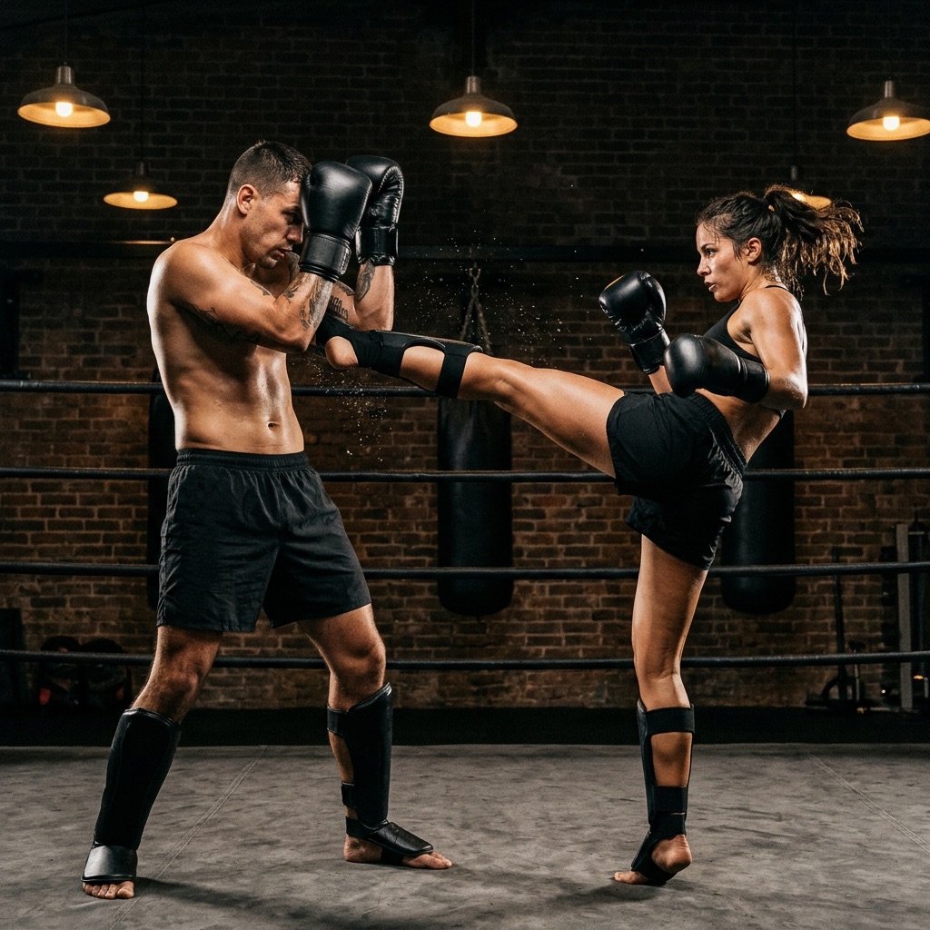 Exterior or interior of Hooked Kickboxing